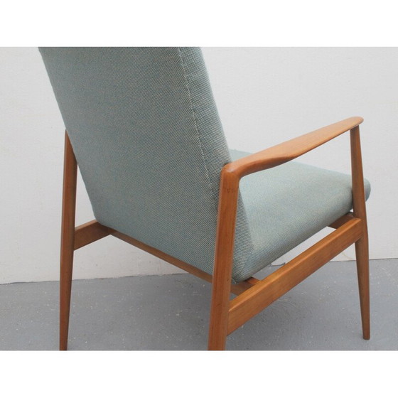 Image 1 of Vintage fauteuil in kersenhout 1960