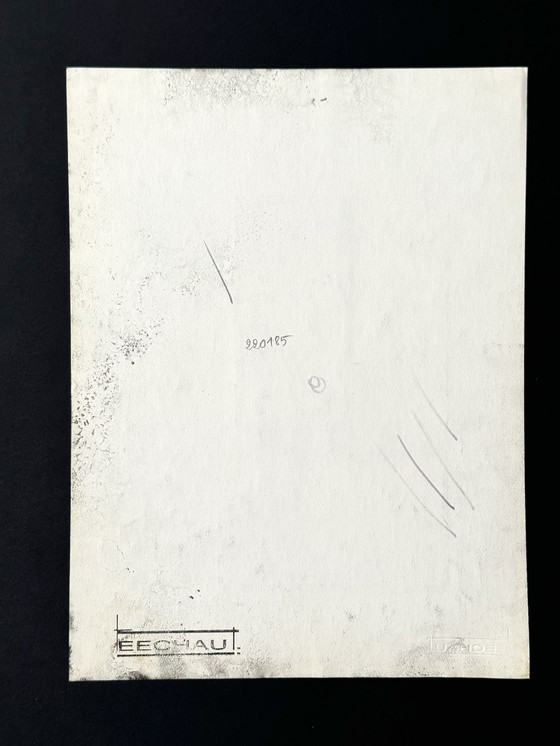 Image 1 of Inktcompositie met twee naakte vrouwen - Eugène Eechaut (1928-2019)