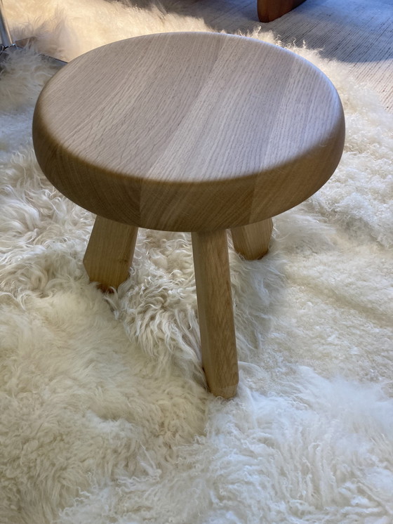 Image 1 of Cassina Tabouret Méribel krukje by Charlotte Perriand