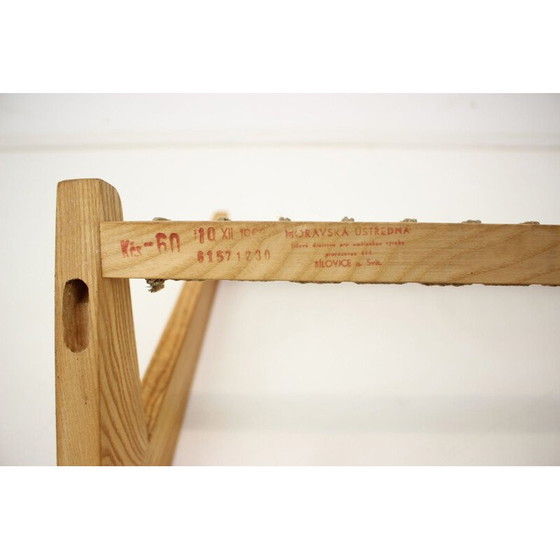 Image 1 of Mid century houten wandkapstok van Uluv, jaren 1960