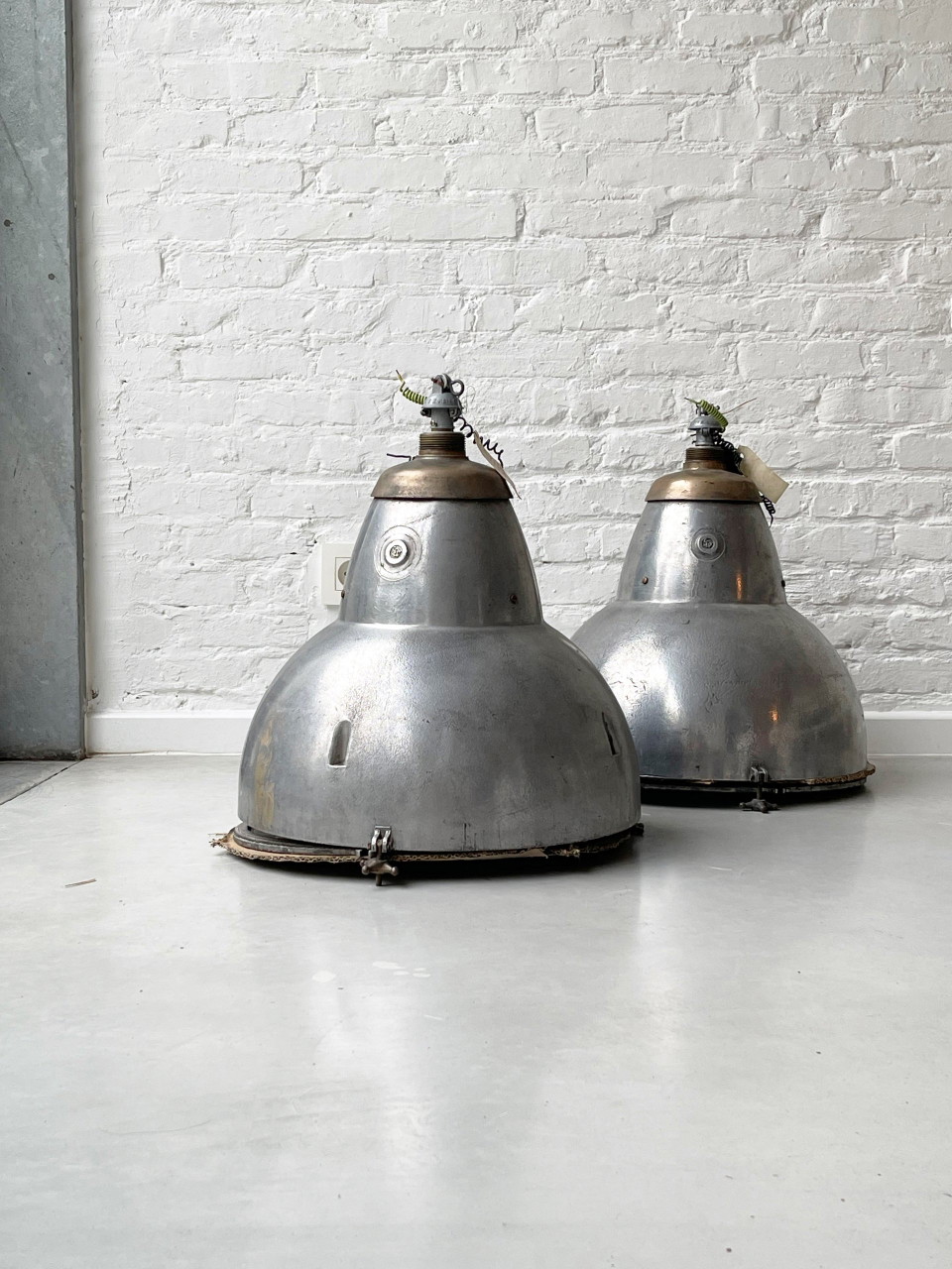 2x Vintage lampen