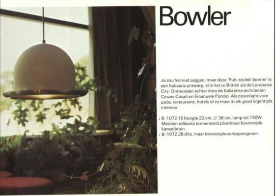 Image 1 of Raak Wandlamp Bowler by C. Casati & E. Ponzio