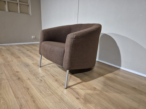 Gelderland 6260 Fauteuil Bruin Stof Design