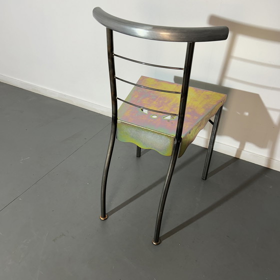 Image 1 of Bloomingdales tafel met stoelen '1980'