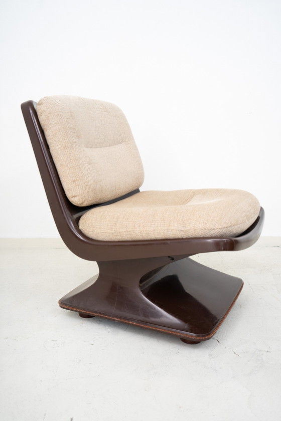 Image 1 of Fauteuil uit het ruimtetijdperk van Albert Jacob voor Grosfillex