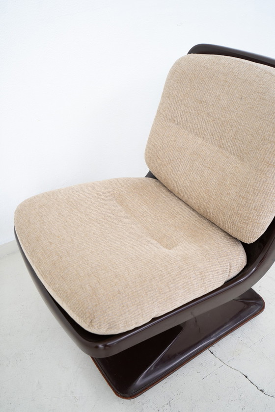 Image 1 of Fauteuil uit het ruimtetijdperk van Albert Jacob voor Grosfillex