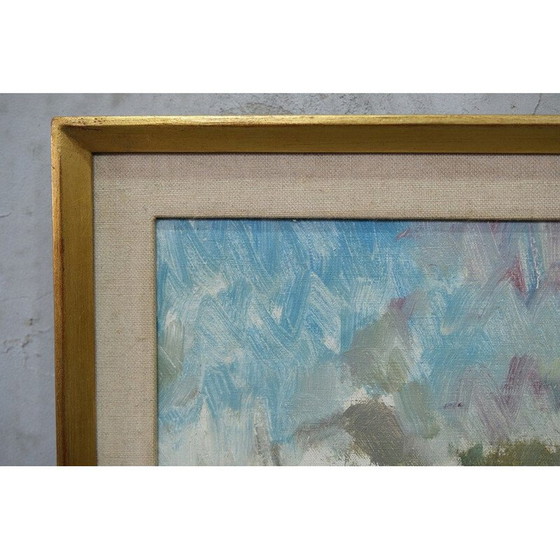 Image 1 of Zweeds vintage schilderij "Ture Pettersson", jaren 1960