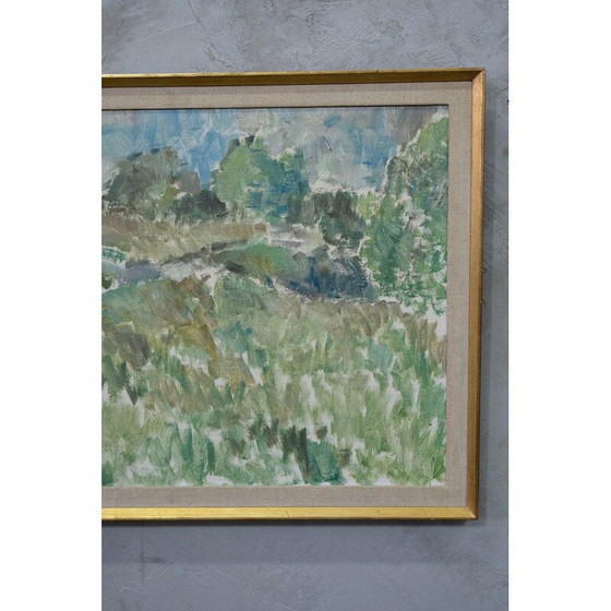 Image 1 of Zweeds vintage schilderij "Ture Pettersson", jaren 1960