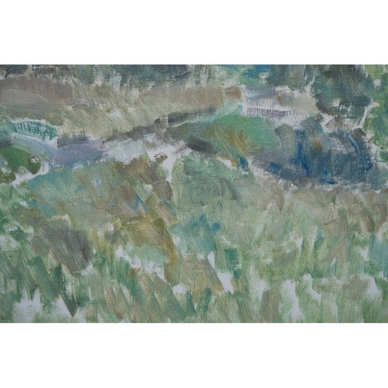 Image 1 of Zweeds vintage schilderij "Ture Pettersson", jaren 1960