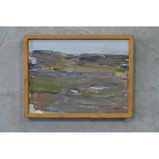 Vintage litho van Gosta, Zweden 1960