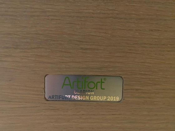 Image 1 of 6x Artifort Aloa stoelen + Clarion eettafel