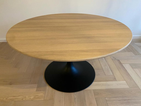 Image 1 of 6x Artifort Aloa stoelen + Clarion eettafel