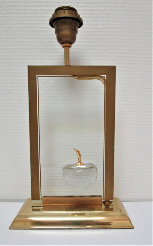 Lamp "Le Dauphin" Appelglas Metaal Goud