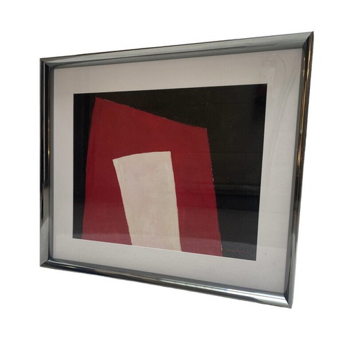 Vintage schilderij van Serge Poliakoff
