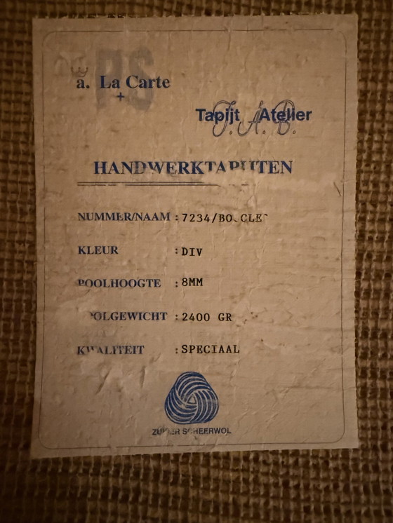 Image 1 of Wollen Handwerktapijt