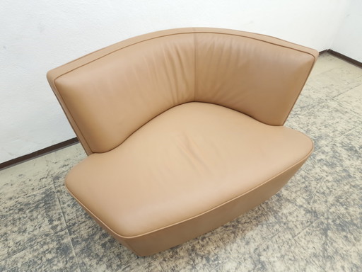 Walter Knoll Drift fauteuil Design fauteuil Leren fauteuil Stoel #1