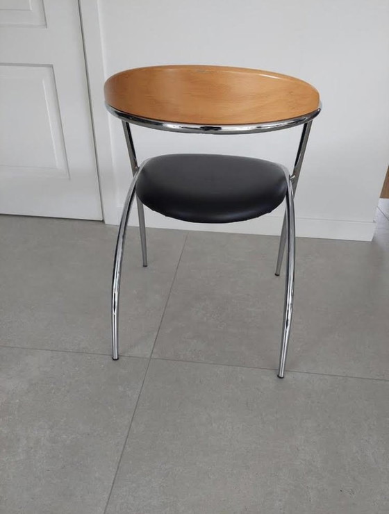 Image 1 of 2 X Vintage Design Effezetta Stoelen Italië