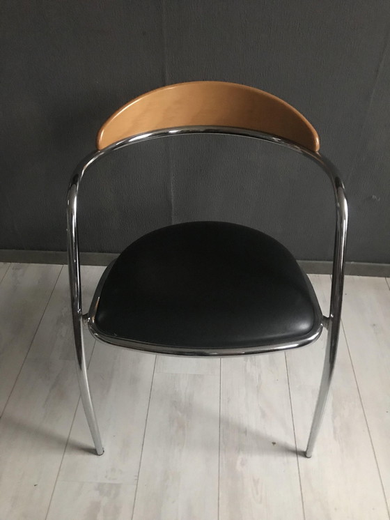 Image 1 of 2 X Vintage Design Effezetta Stoelen Italië