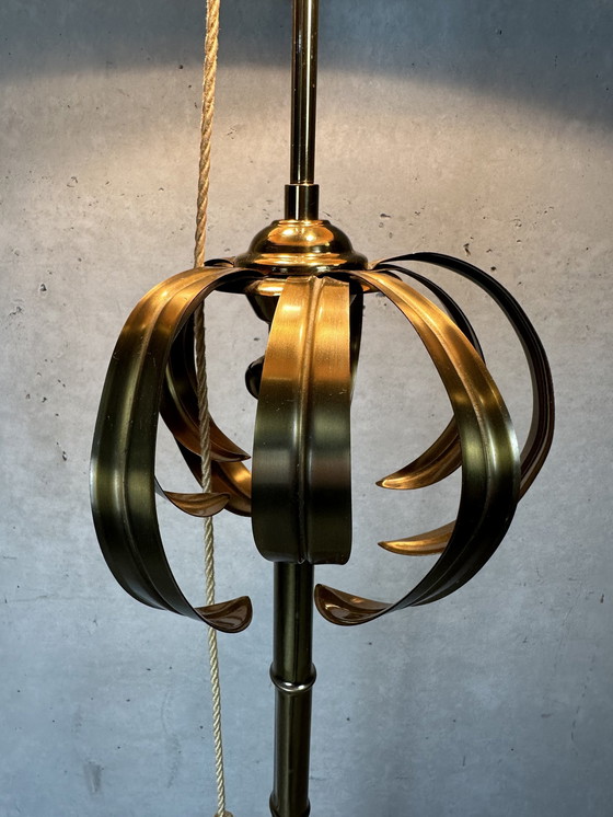 Image 1 of Vintage Faux Bamboo Vloerlamp