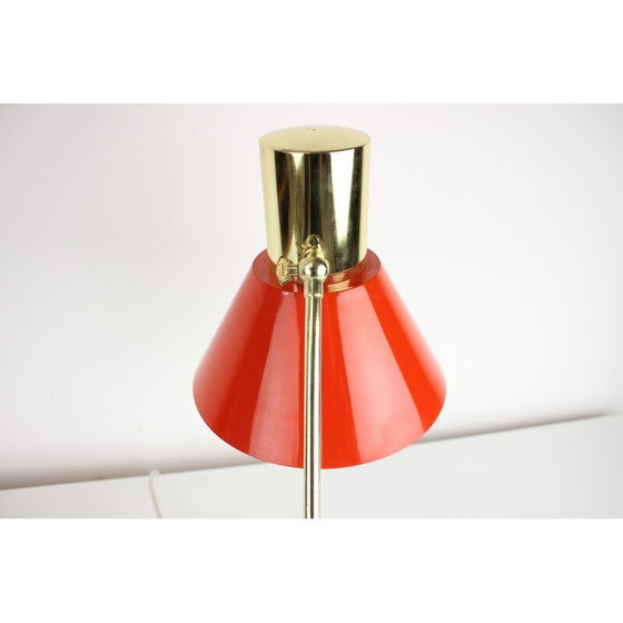 Image 1 of Mid Century tafellamp van metaal en messing, Duitsland 1970