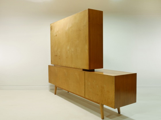 Image 1 of Vintage highboard, woonkamer kast, jaren 60, Duitsland