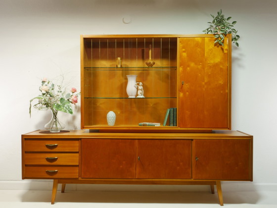 Image 1 of Vintage highboard, woonkamer kast, jaren 60, Duitsland