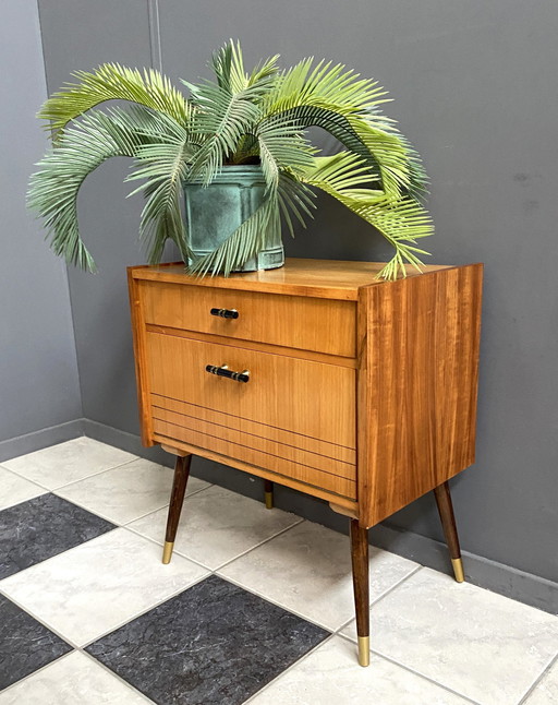 Klein houten kabinet 1960S