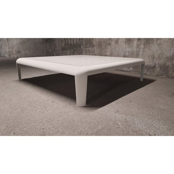 Image 1 of Vintage Ferro gevouwen en gelast plaatstalen salontafel door Piero Lissoni voor Porro