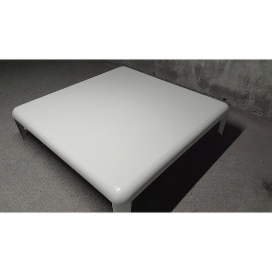 Image 1 of Vintage Ferro gevouwen en gelast plaatstalen salontafel door Piero Lissoni voor Porro