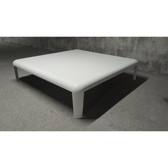 Image 1 of Vintage Ferro gevouwen en gelast plaatstalen salontafel door Piero Lissoni voor Porro