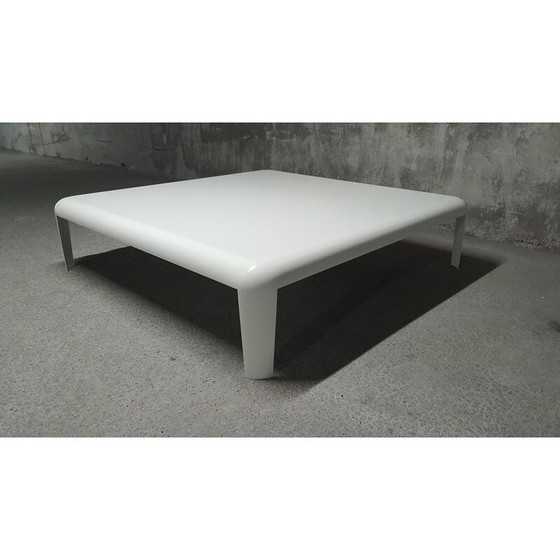 Image 1 of Vintage Ferro gevouwen en gelast plaatstalen salontafel door Piero Lissoni voor Porro