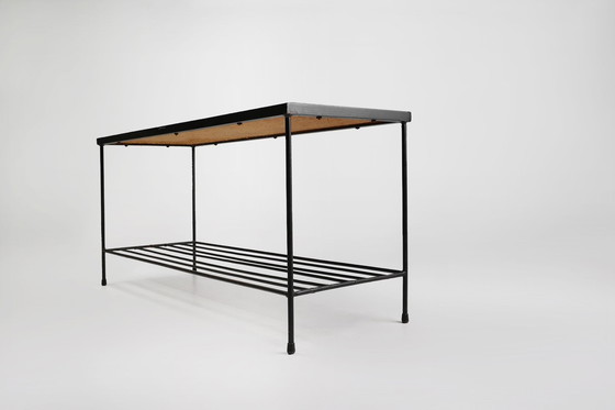 Image 1 of  Mid Century mozaïek salontafel met metalen frame, Frankrijk, 1950S