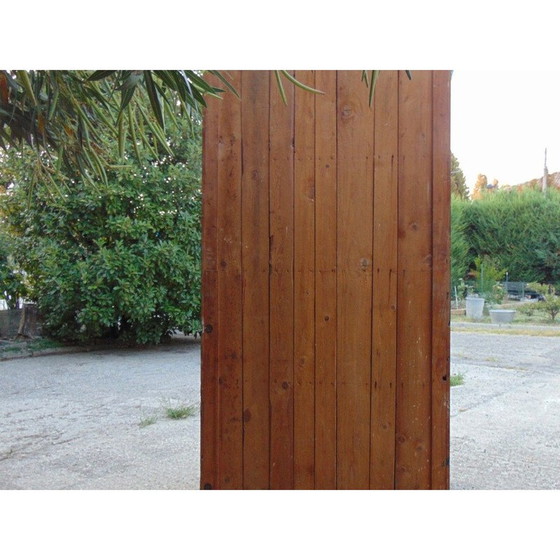 Image 1 of Vintage groen houten dressoir, jaren 1930