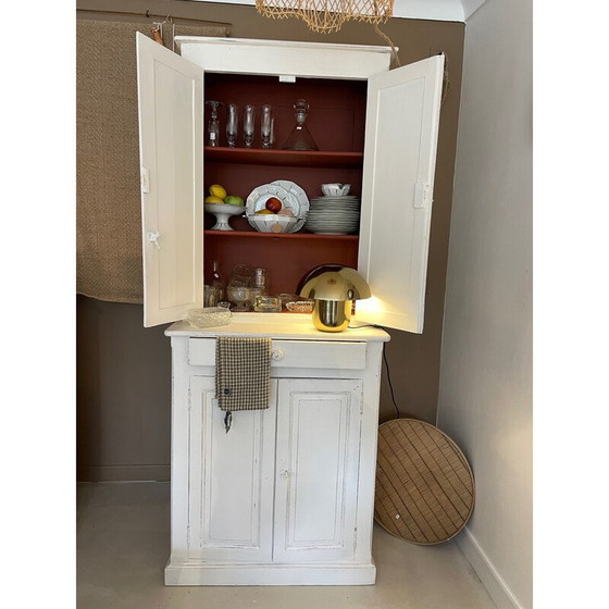 Image 1 of Vintage Parijse highboard met twee rompen