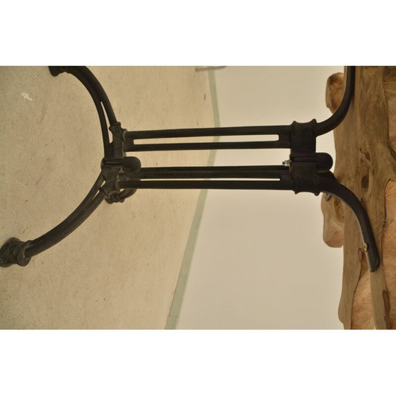 Image 1 of Vintage teakhouten plantentafel