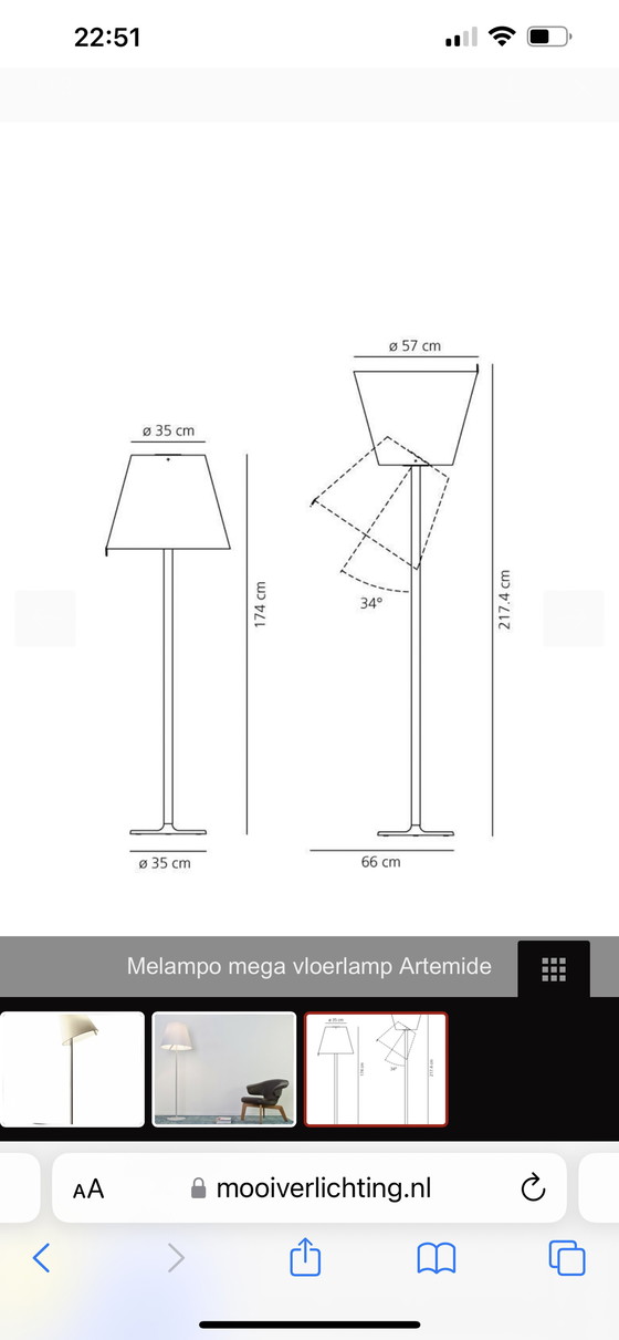 Image 1 of Artemide Melampo Mega