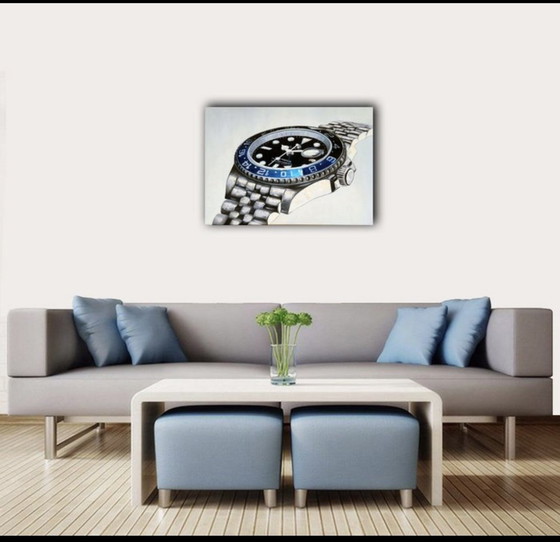 Image 1 of Rolex: “Gmt Master Ii Batman”. Gesigneerd En Genummerd. 