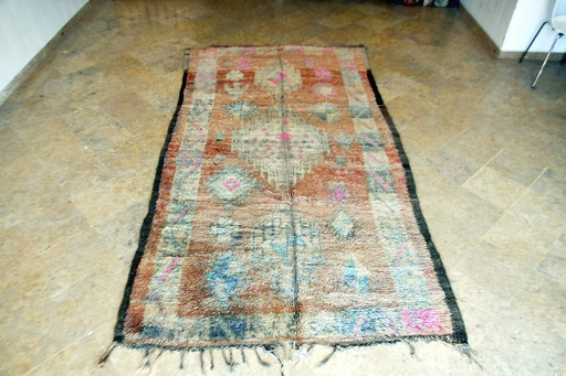 Marokkaans Boujaad vintage vloerkleed 380 x 155 cm