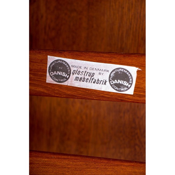 Image 1 of Vintage teak en messing salontafel van Grete Jalk voor Glostrup Mobelfabrik, Denemarken 1960