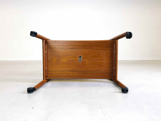 Image 1 of Mid Century bijzettafel serveerwagen theetrolley Poul Hundevad