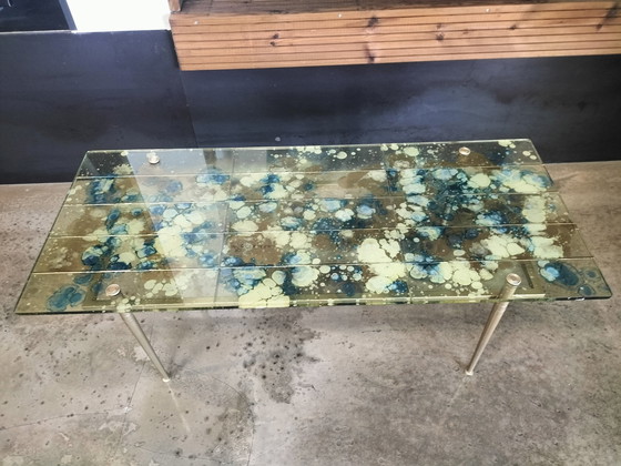 Image 1 of Kleine Vintage salontafel Getekend