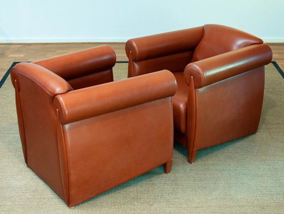 Image 1 of 2x Klaus Wettergren lounge / clubstoelen