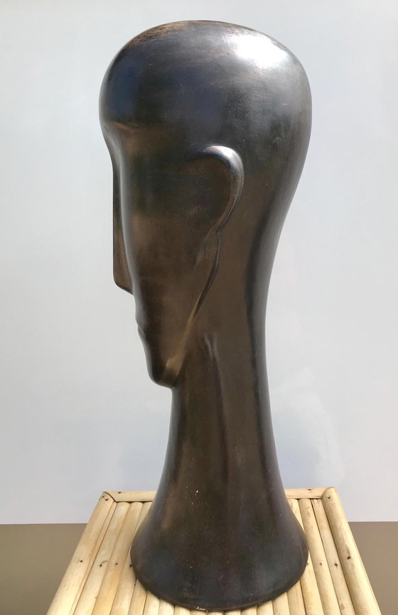 Image 1 of Modigliani stijl sculptuur jaren 60