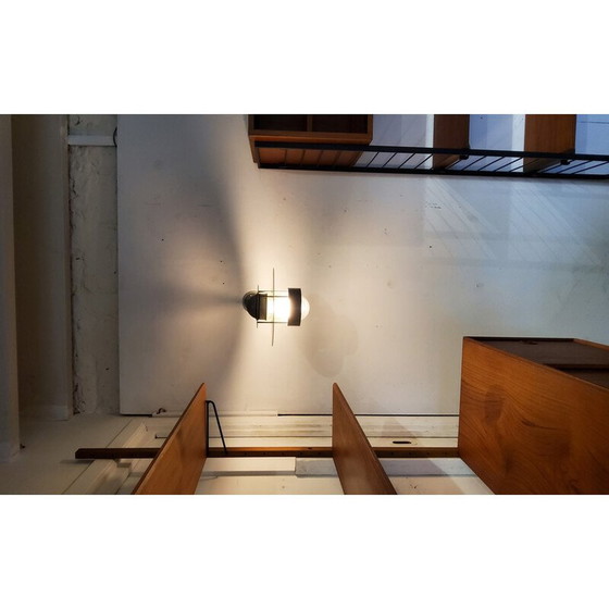 Image 1 of Vintage wandlamp van metaal en glas van Jens Møller-Jensen voor Louis Poulsen, Denemarken