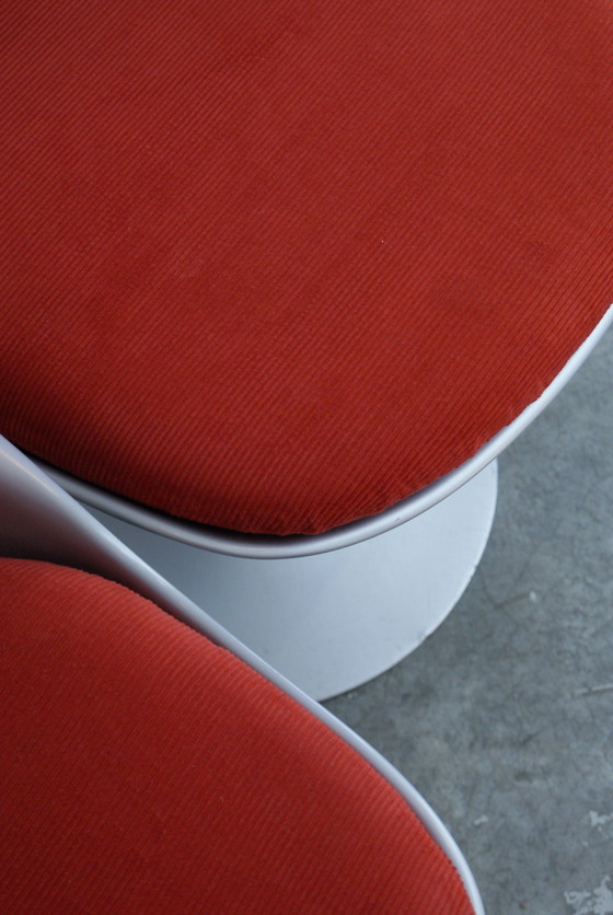 Image 1 of 6 Knoll Tulip Stoelen Speciale Editie 50e Verjaardag