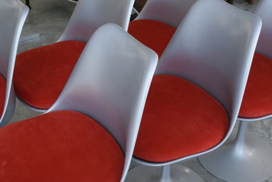 Image 1 of 6 Knoll Tulip Stoelen Speciale Editie 50e Verjaardag