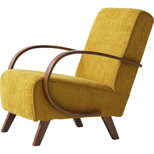 Vintage fauteuil van Jindřich Halabala, Tsjecho-Slowakije 1930