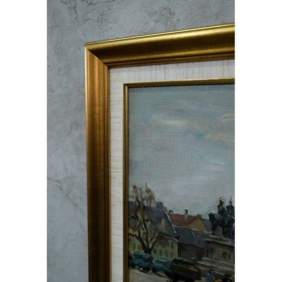 Image 1 of Modern olieverfschilderij door Carl Oscar Larsson, Zweden 1951