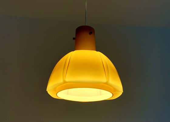 Image 1 of Vintage Glashütte Limburg Hanglamp