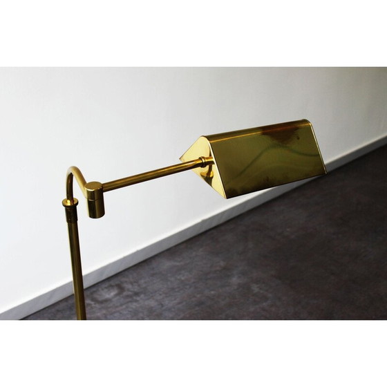 Image 1 of Vintage verguld messing leeslamp, Frankrijk 1970